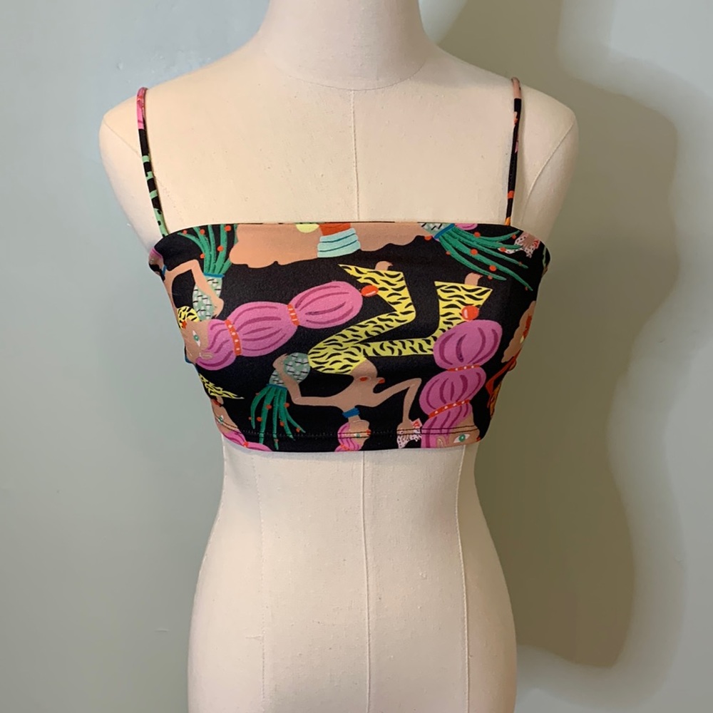 Zara Women in Art Miranda Makaroff Bra Top Size small